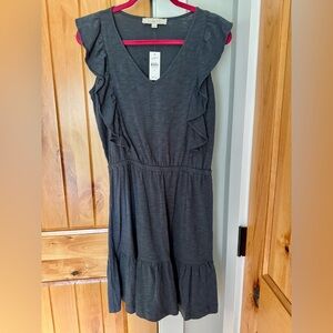 NWT LOFT Ruffle tank dress